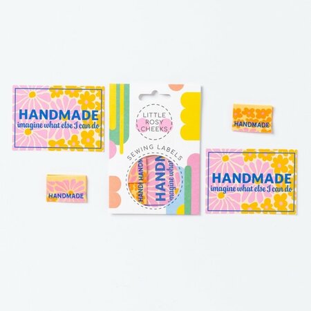 Little Rosy Cheeks - Bold Blooms LABEL & PATCH