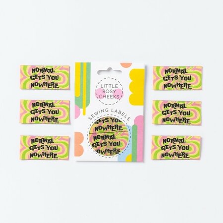 Little Rosy Cheeks - Normal get's you nowhere - labels
