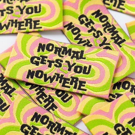 Little Rosy Cheeks - Normal get's you nowhere - labels
