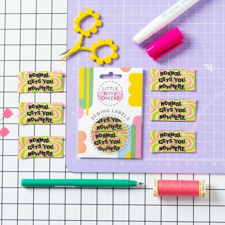 Little Rosy Cheeks - Normal get's you nowhere - labels