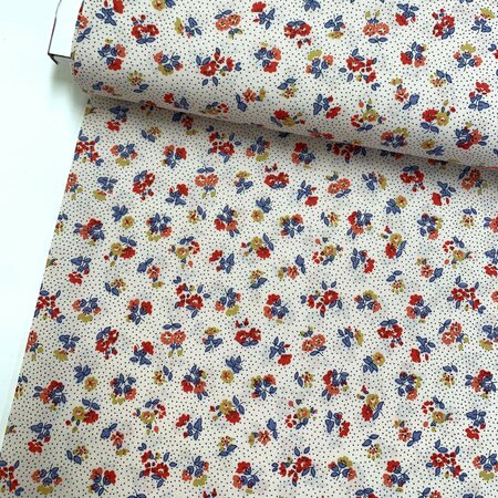 Liberty London - Flora Beatrice Red Quilt KATOEN