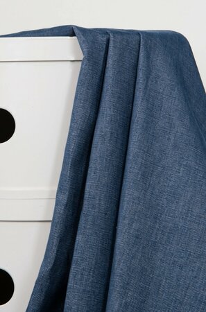 Atelier Brunette Vintage Blue Woven Velvet Babyrib COTTON