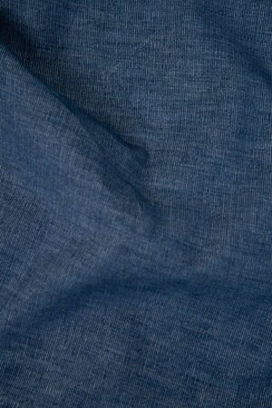 Atelier Brunette Vintage Blue Woven Velvet Babyrib COTTON