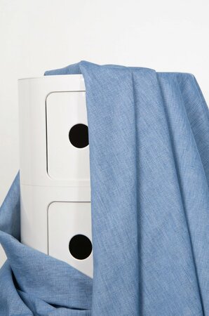 Atelier Brunette Light Blue Woven Velvet COTTON