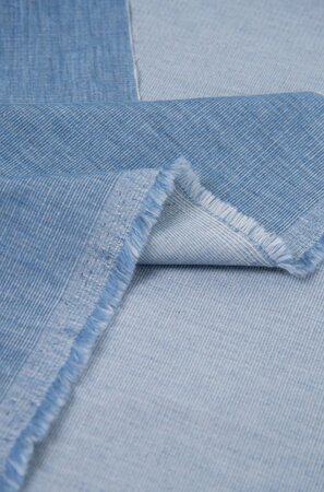 Atelier Brunette Light Blue Woven Velvet COTTON