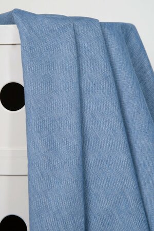 Atelier Brunette Light Blue Woven Velvet COTTON
