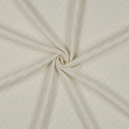 Verhees - Natural - Knitted Cotton Jacquard