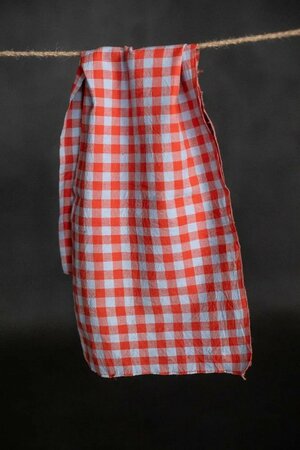 Merchant & Mills - Hot Candy Gingham Organic Cotton/Linen