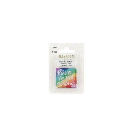 Bohin - Reve ta vie en couleurs - woven labels