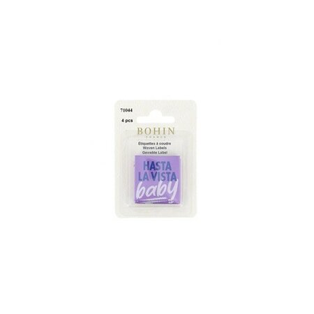 Bohin - Haste La Vista - woven labels