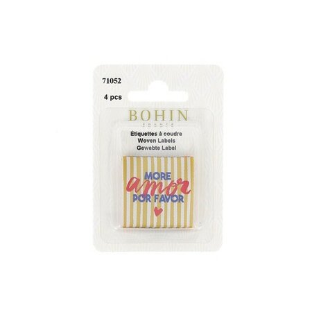 Bohin - More Amore  - woven labels