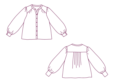 Atelier Jupe - Alexa Blouse - papier patroon