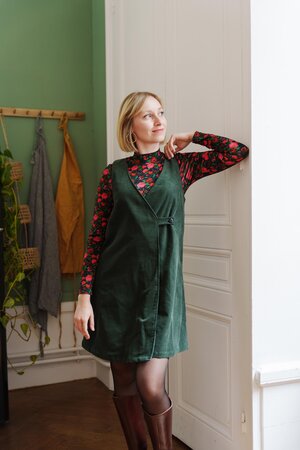 Lise Tailor - Dorothea Pinafore Wrapdress - Papier Patroon