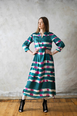 Tauko Magazine - Dynamo Dress - PDF PATTERN