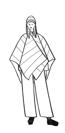 Tauko Magazine - Hug Cape - PDF PATTERN