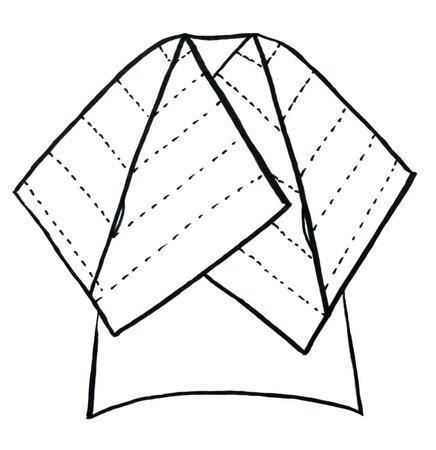 Tauko Magazine - Hug Cape - PDF PATTERN