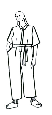 Tauko Magazine - Judith Jumpsuit - PDF PATTERN