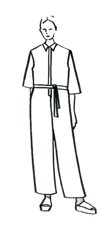 Tauko Magazine - Judith Jumpsuit - PDF PATTERN