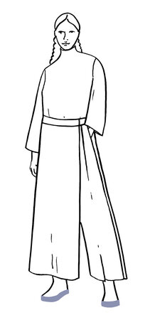 Tauko Magazine - Luce Trousers - PDF PATTERN