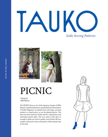 Tauko Magazine - Picnic Dress - PDF PATTERN
