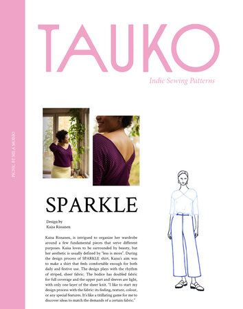 Tauko Magazine - Sparkle Top - PDF PATTERN