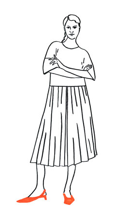 Tauko Magazine - Swing Dress - PDF PATTERN