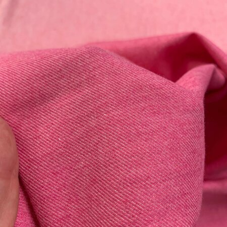 DEADSTOCK Warm Pink COTTON TWILL FLANEL