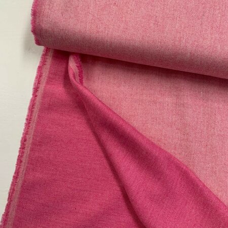 DEADSTOCK Warm Pink COTTON TWILL FLANEL