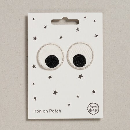 Petra Boase - Iron on Patch - Googly Eyes