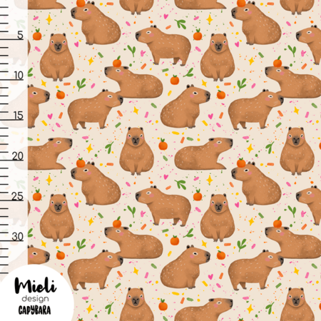 Mieli Design - Capybara Sand - FRENCH TERRY (organic)