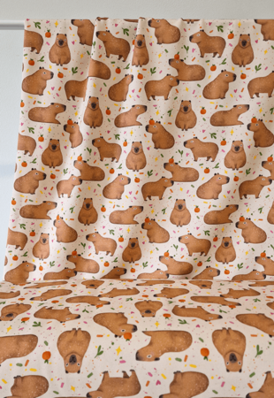 Mieli Design - Capybara Sand - FRENCH TERRY (organic)