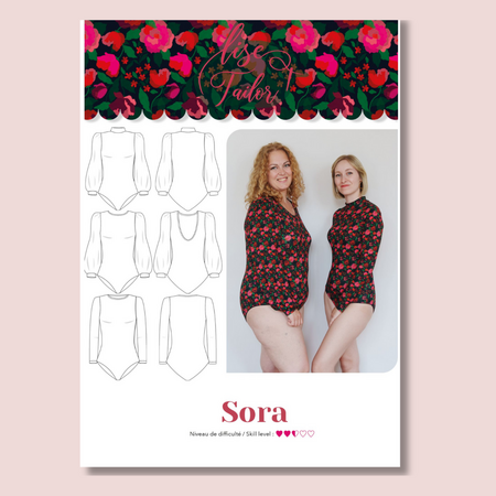 Lise Tailor - Sora Bodysuit - Papier Patroon