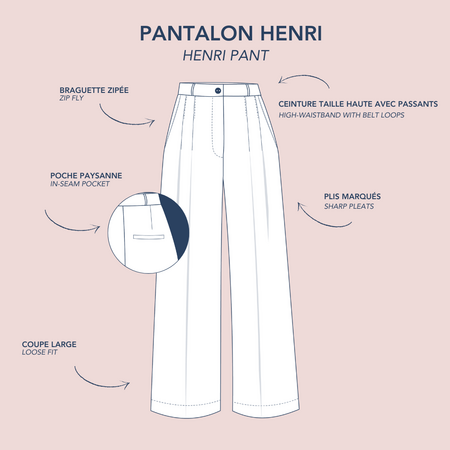 Lise Tailor - Henri Trousers - Papier Patroon