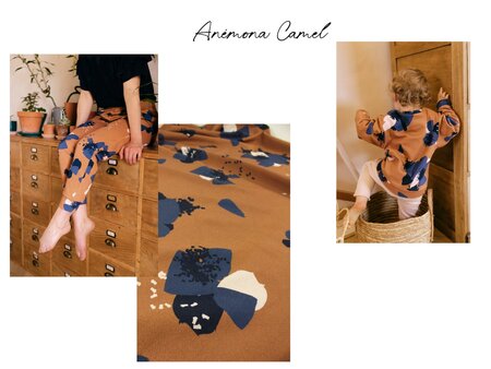 Eglantine & Zoé - Anémona Caramel SWEAT OEKO-TEX