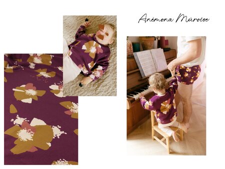Eglantine & Zoé - Anémona Muroise SWEAT OEKO-TEX