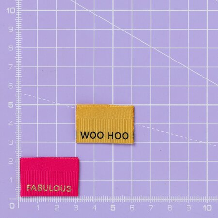 Little Rosy Cheeks - Fabulous / Woohoo - labels