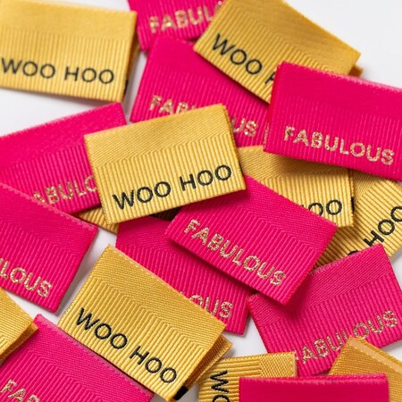 Little Rosy Cheeks - Fabulous / Woohoo - labels