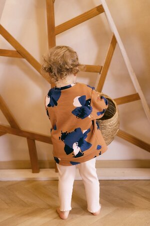 Eglantine & Zoé - Anémona Caramel SWEAT OEKO-TEX