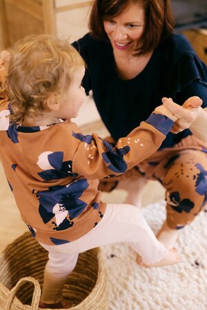 Eglantine & Zoé - Anémona Caramel SWEAT OEKO-TEX