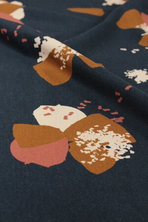 Eglantine & Zoé - Anémona Inktblauw SWEAT OEKO-TEX