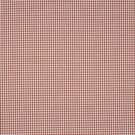 COUPON 115 CM Verhees - Yarn Dyed CHECK Terra - POPLIN KATOEN