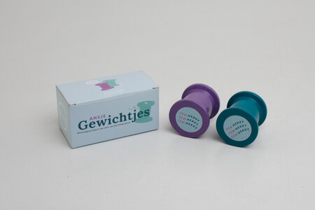 Ansje SEW HEAVY Gewichtjes DUO-pack Turquoise