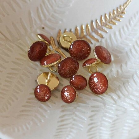 Lise Tailor -  Bolknoopje 9 mm - Caramel