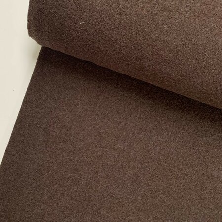 Hilco - Dark Brown Light Walker Mantelstof WOL