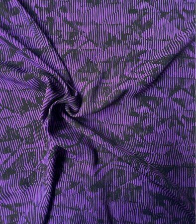 Cousette -Sortilège Magic Purple CREPE VISCOSE