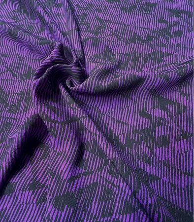 Cousette -Sortilège Magic Purple CREPE VISCOSE