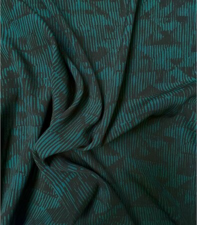 Cousette -Sortilège Magic Green CREPE VISCOSE
