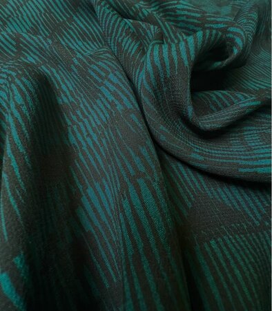 Cousette -Sortilège Magic Green CREPE VISCOSE