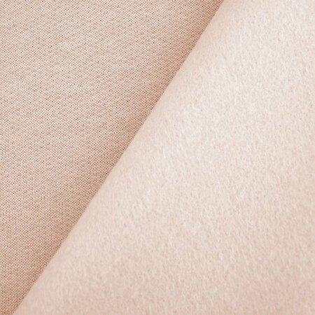 COUPON 165 CM Stoffonkel - Macadamia SWEAT GOTS