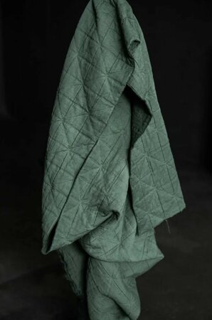 Merchant & Mills - Viridian Jacquard/Quilted cotton